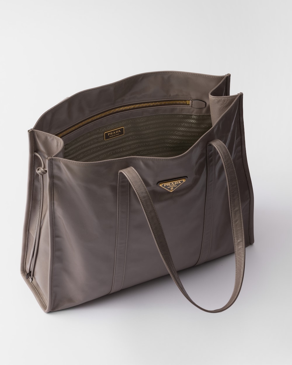 Prada Large Leather Tote Bag - Image 4